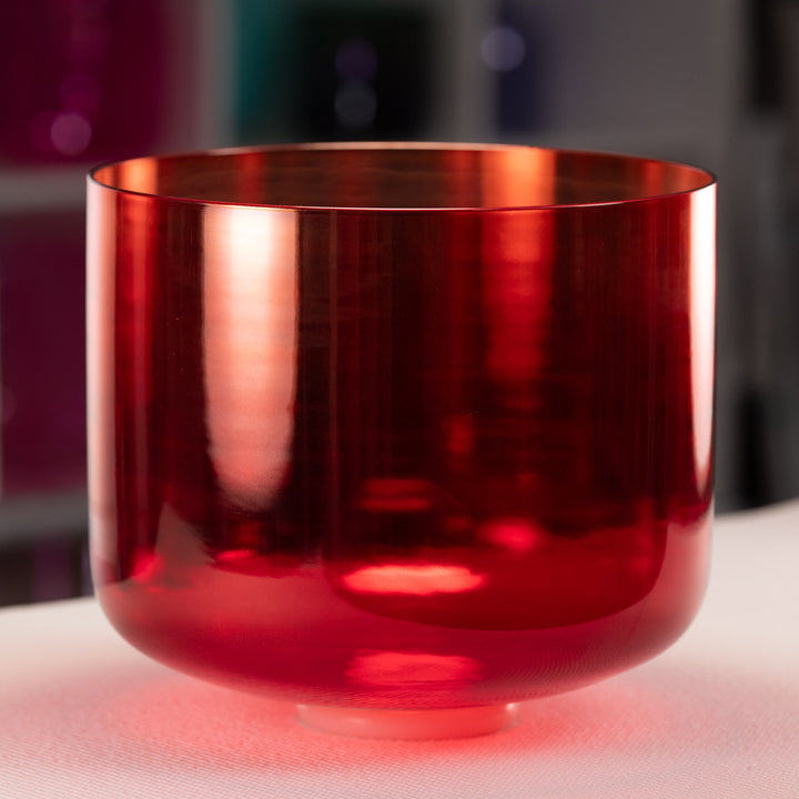 Red & orange crown chakra singing bowl