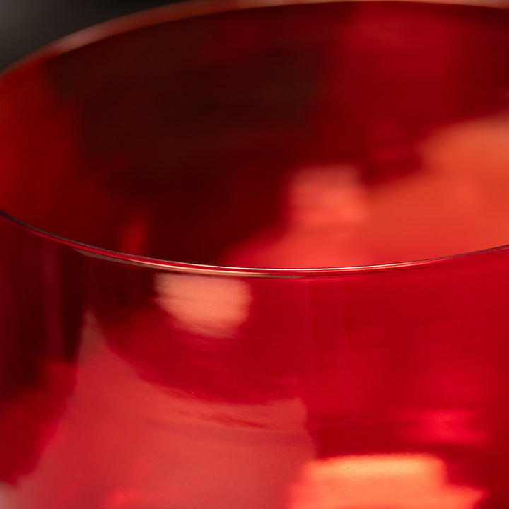 Sacred Fire singing bowl close up