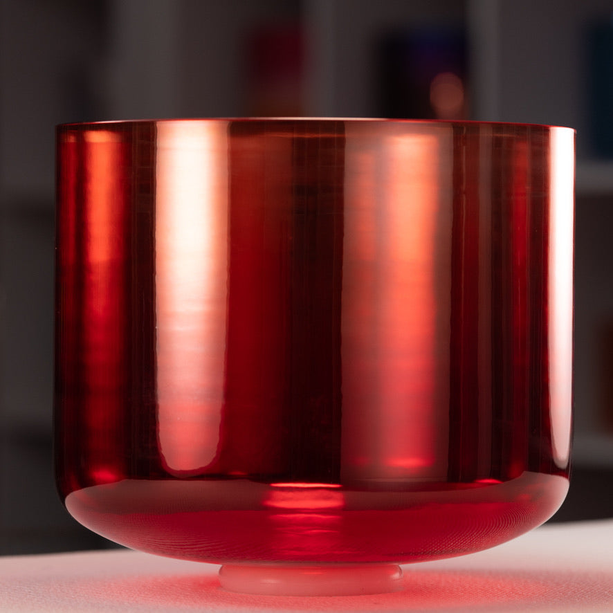 12" B+32 Sacred Fire Crystal Singing Bowl from Bowls of Sound