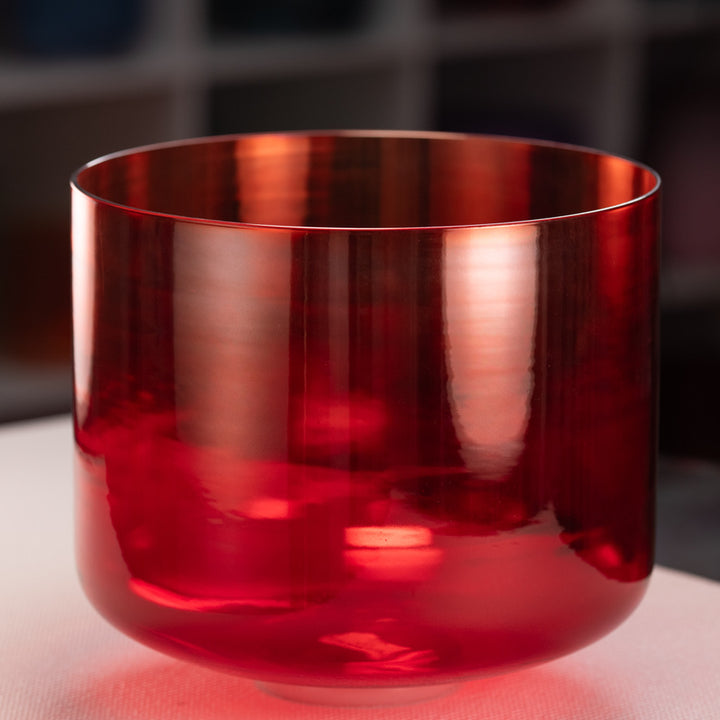 Red & orange crown chakra singing bowl