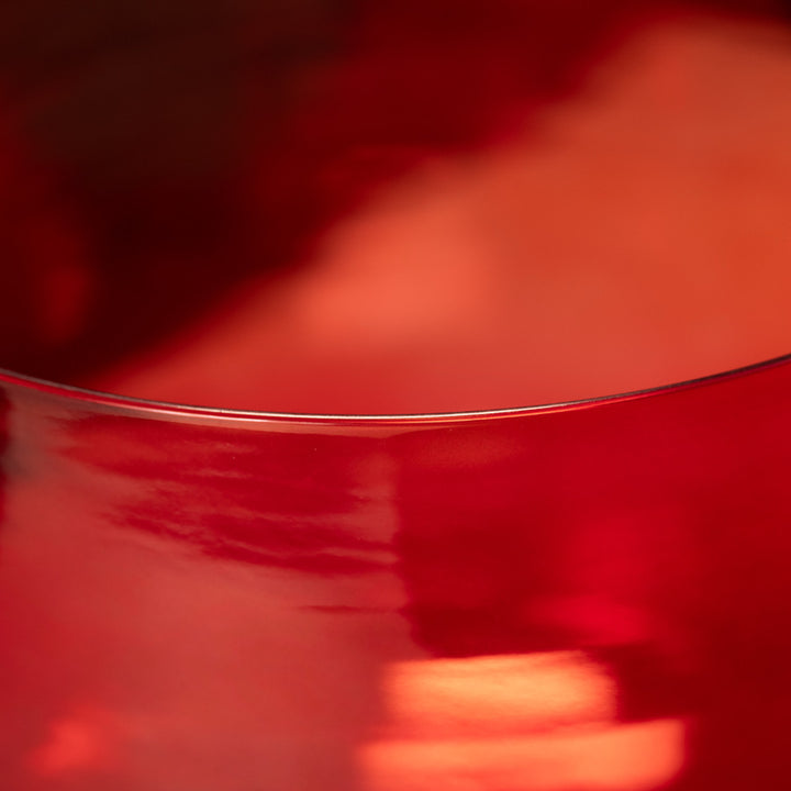 Sacred Fire singing bowl close up