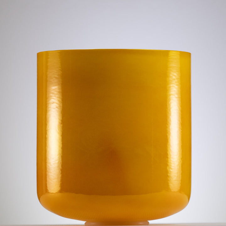 Yellow root chakra sound healing bowl