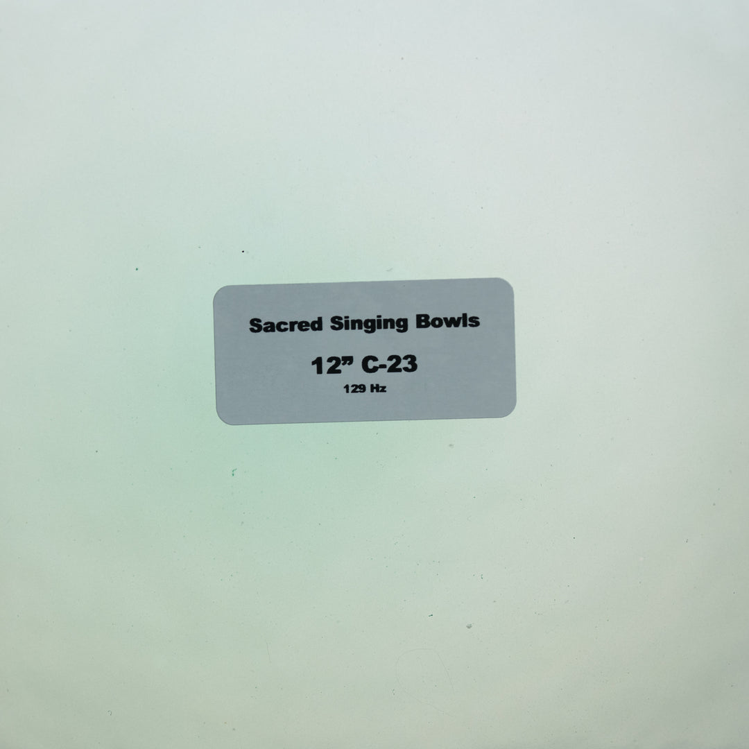 Sacred Singing Bowls™ product label