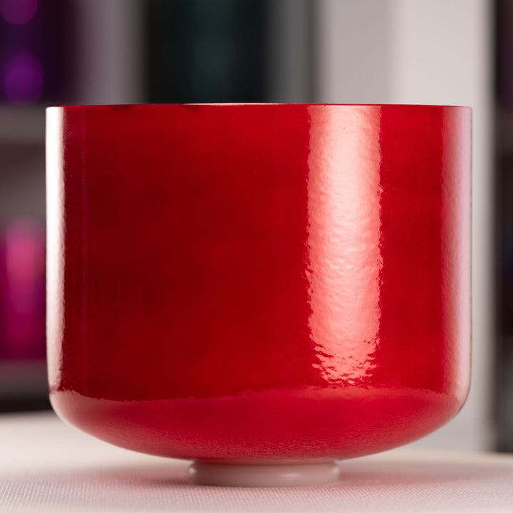 Red Crystal Singing Bowl 