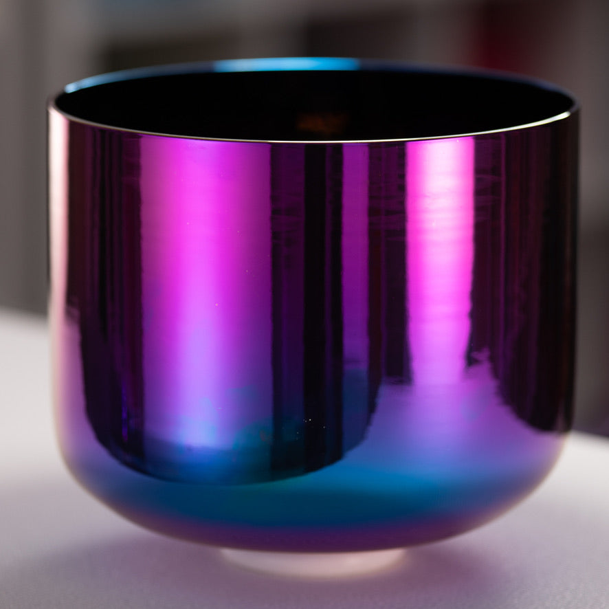12" C#-31 Celestial Rainbow Singing Bowl from Bowls of Sound
