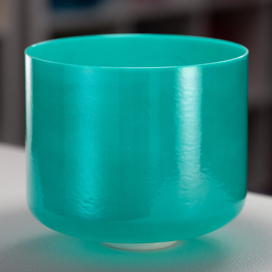 Turquoise blue singing bowl