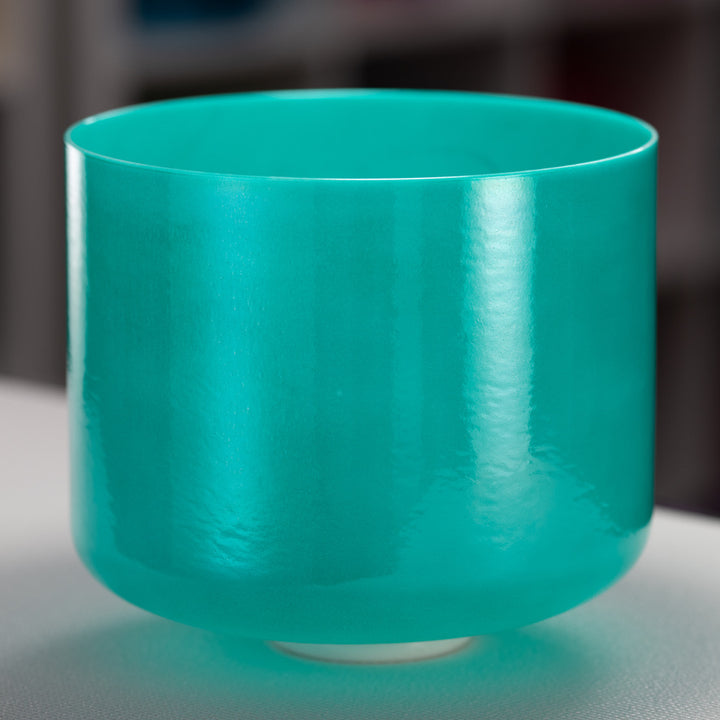 Turquoise blue singing bowl