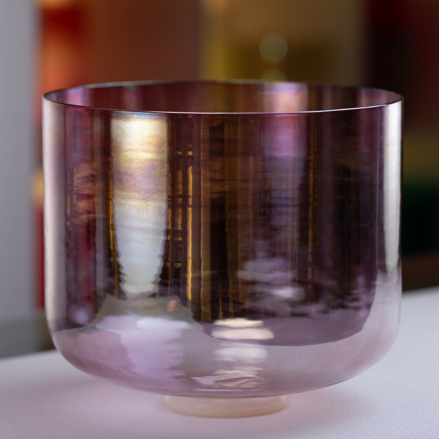 12" C+1 Solar Violet Crystal Singing Bowl from Bowls of Sound