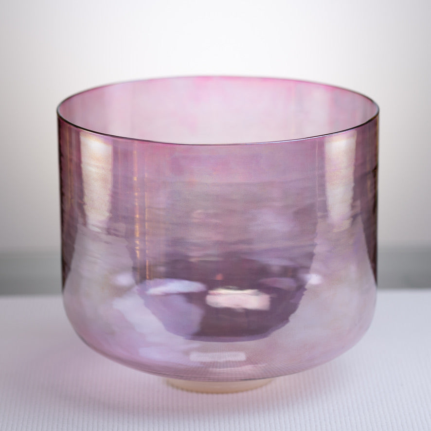 12" C+1 Solar Violet Crystal Singing Bowl from Bowls of Sound