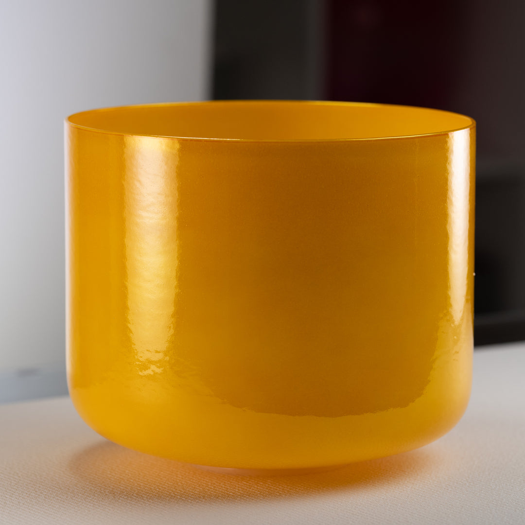 Yellow root chakra singing bowl