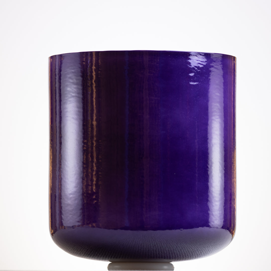 12" C+32 Iris Illumination Crystal Singing Bowl, Tall from Bowls of Sound