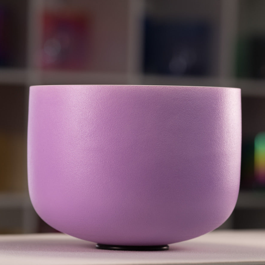 Frosted singing bowl
