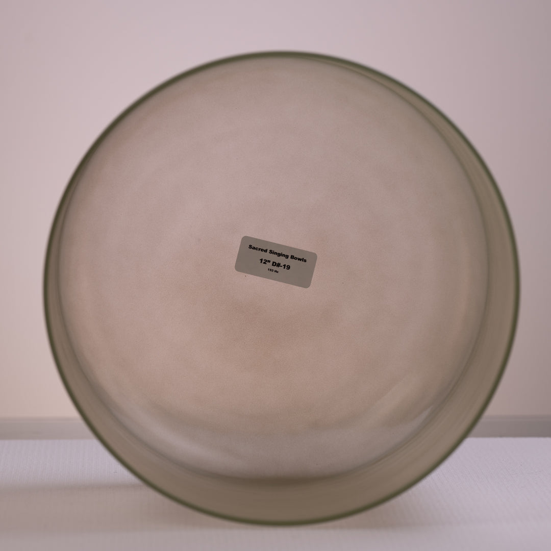 12" crystal singing bowl for sound healing