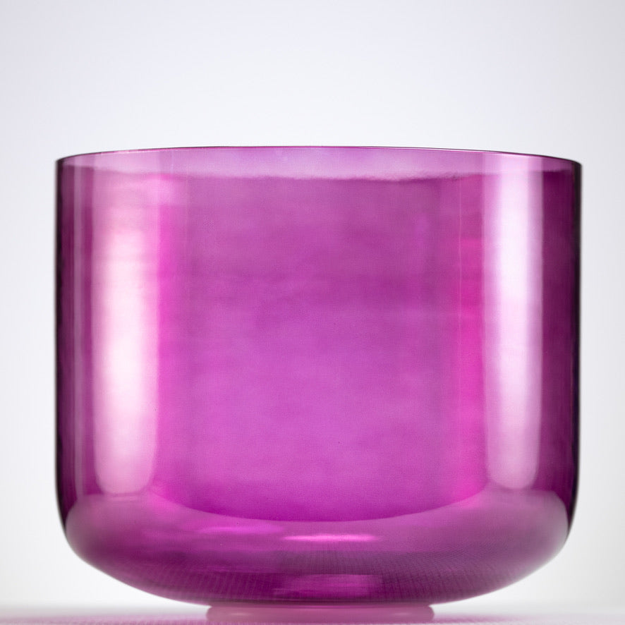 12" D#-3 Healing Violet Flame Crystal Singing Bowl, Perfect Pitch from Sacred Singing Bowls™