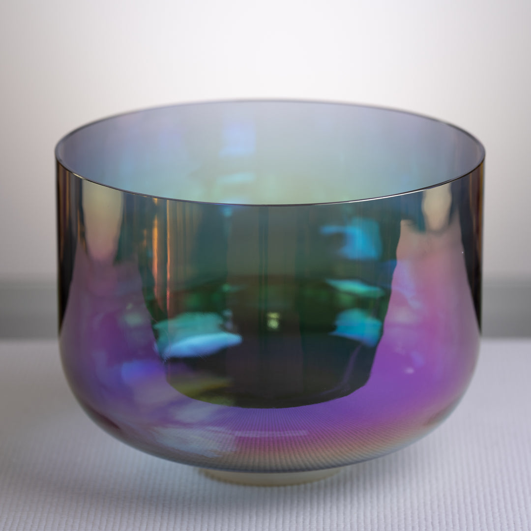 12" D#-45 Aurora Sky Crystal Singing Bowl from Sacred Singing Bowls™