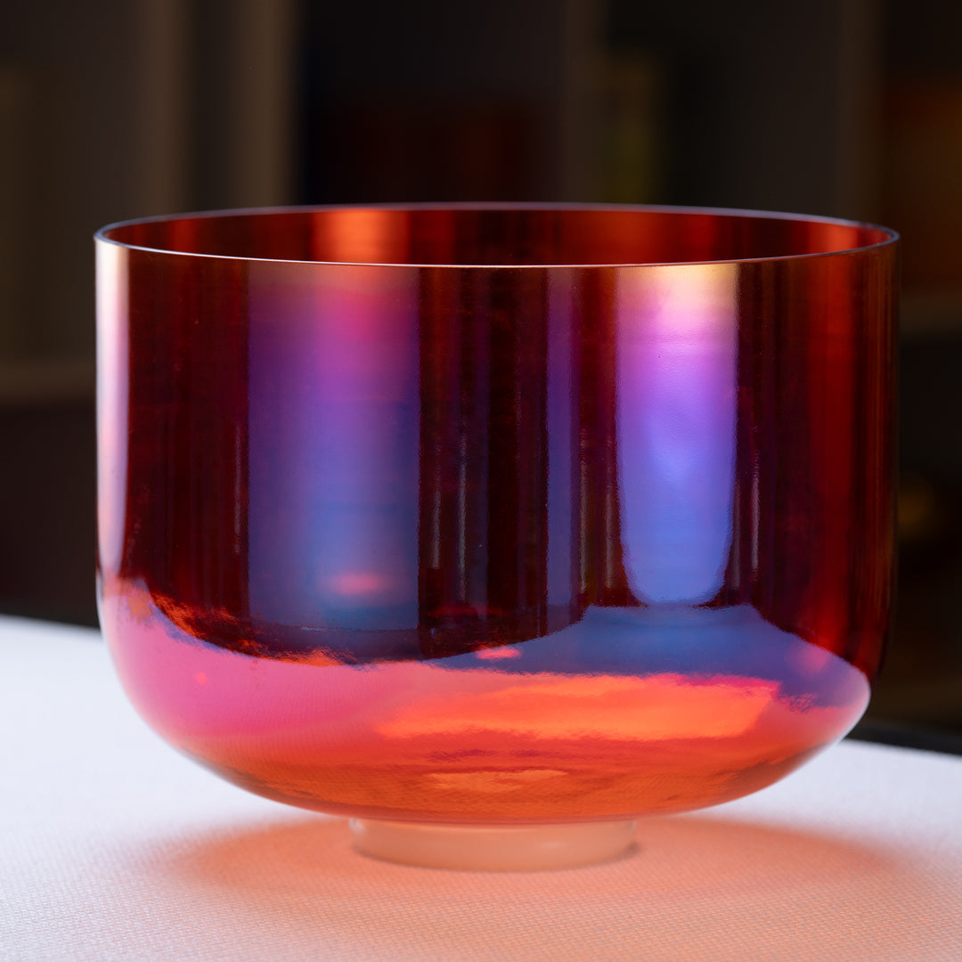 12" E+25 Topaz Transformation Crystal Singing Bowl from Bowls of Sound