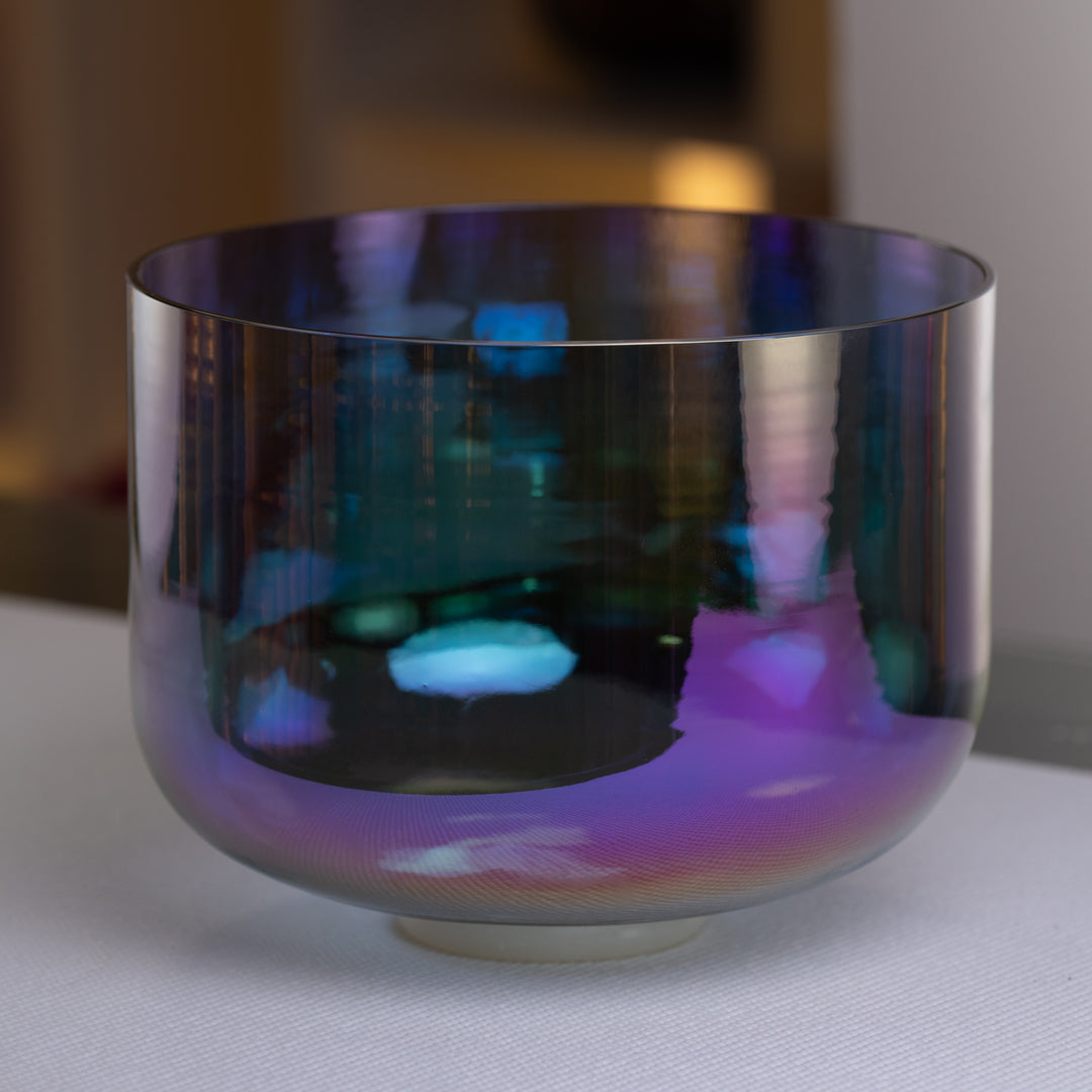 12" E+36 Aurora Sky Crystal Singing Bowl from Bowls of Sound