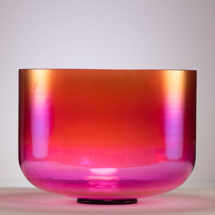 12" F-13 Harmonic Sunrise Crystal Singing Bowl from Sacred Singing Bowls™