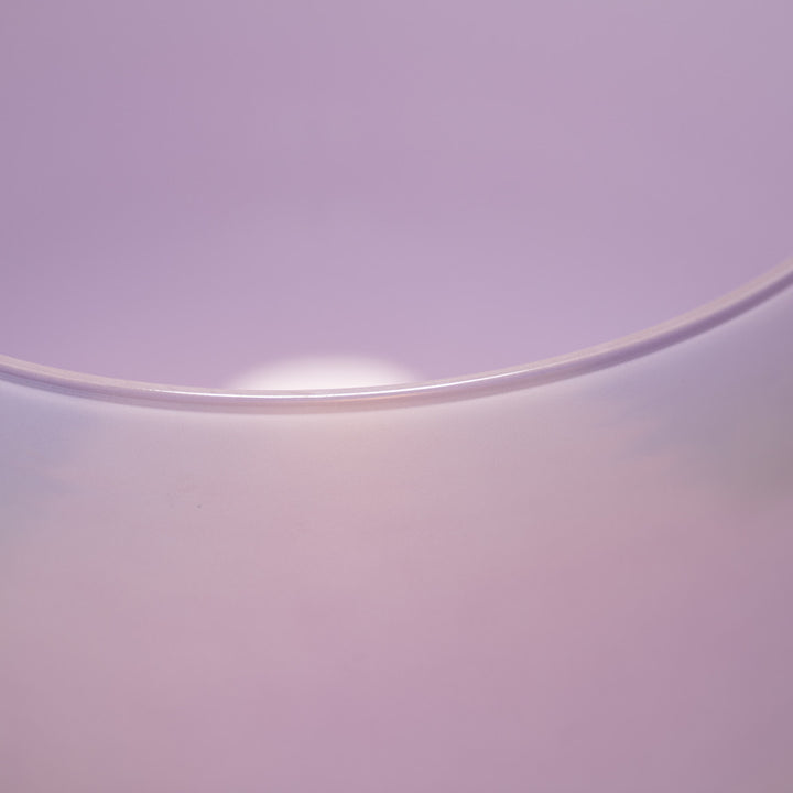 Lilac Blossom singing bowl close up
