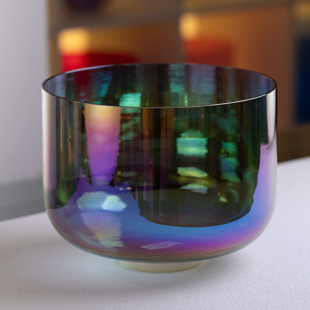 12" F#-30 Aurora Sky Crystal Singing Bowl from Bowls of Sound
