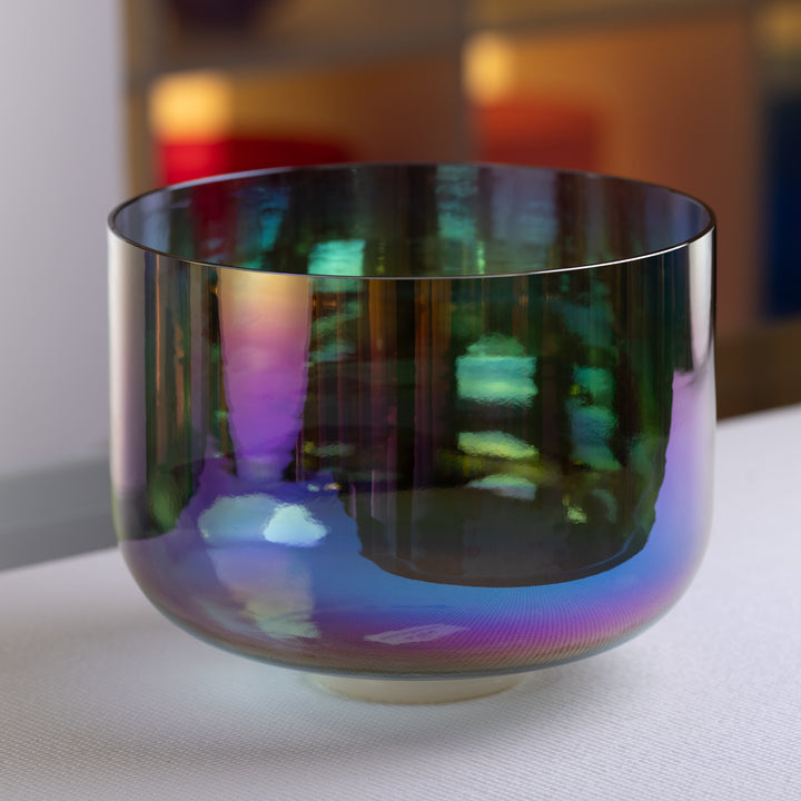 12" F#-30 Aurora Sky Crystal Singing Bowl from Bowls of Sound
