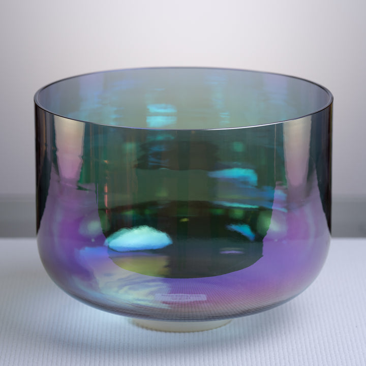 12" F+11 Aurora Sky Crystal Singing Bowl, Perfect Pitch from Bowls of Sound