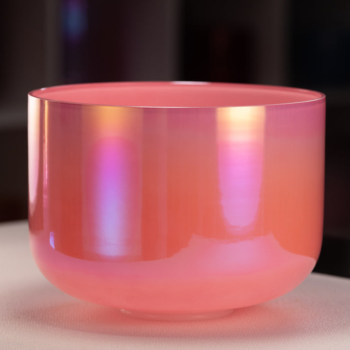 12" F#+26 Rose Blossom Crystal Singing Bowl from Bowls of Sound
