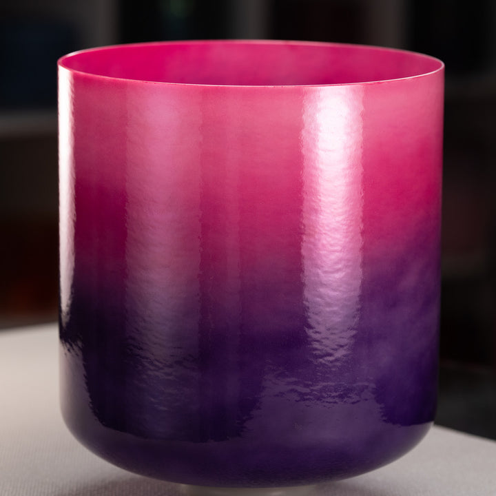 12" G+8 Blossoming Heart Crystal Singing Bowl from Bowls of Sound