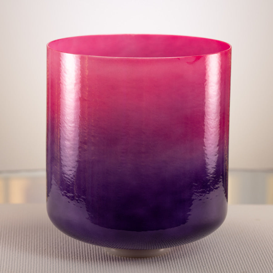 12" G+8 Blossoming Heart Crystal Singing Bowl from Sacred Singing Bowls™