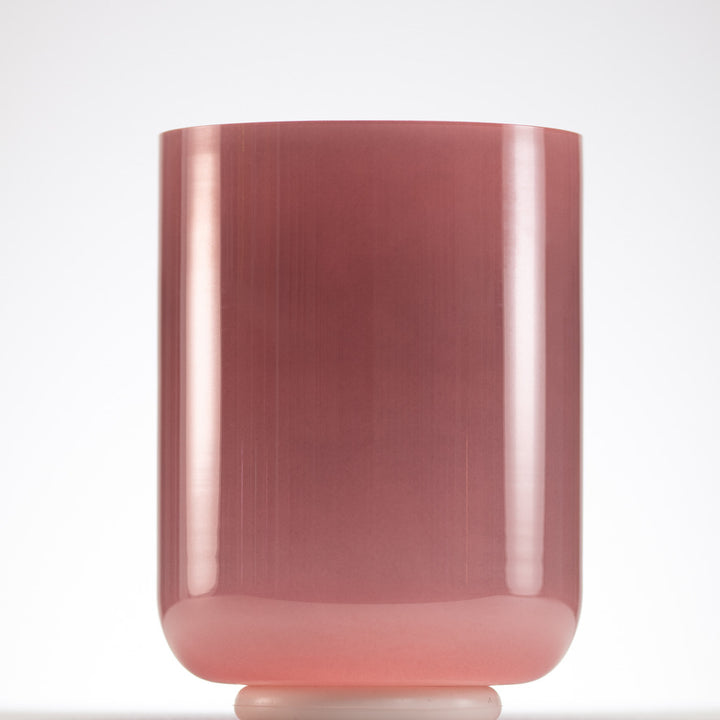 6.75" E-40 Autumn Rose Crystal Singing Bowl, Tall
