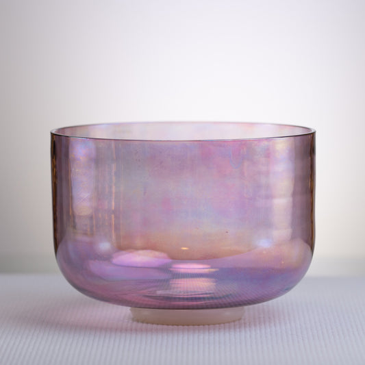 9.6" C#-37 Solar Violet Crystal Singing Bowl