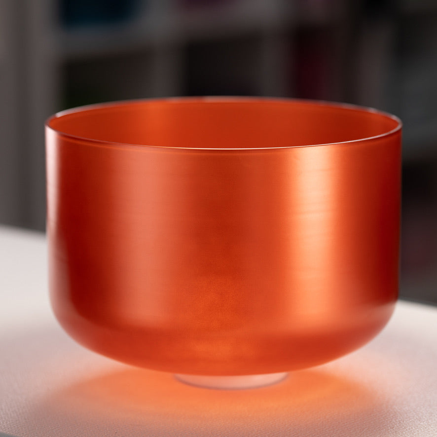 13" C#-39 Copper Connection Crystal Singing Bowl from Bowls of Sound