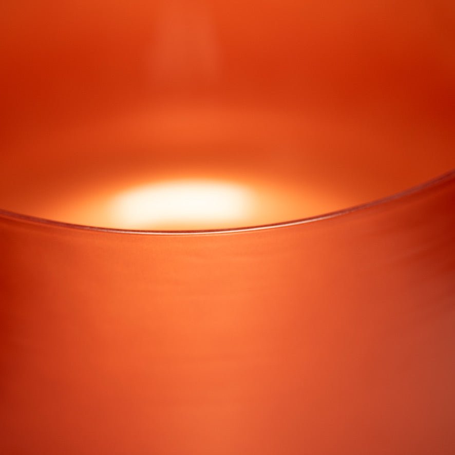 Copper Connection singing bowl close up