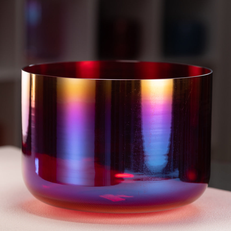 13" C+47 Ruby Ray Crystal Singing Bowl from Bowls of Sound