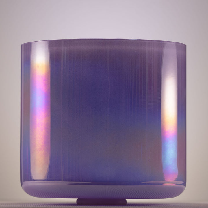 Purple crystal singing bowl