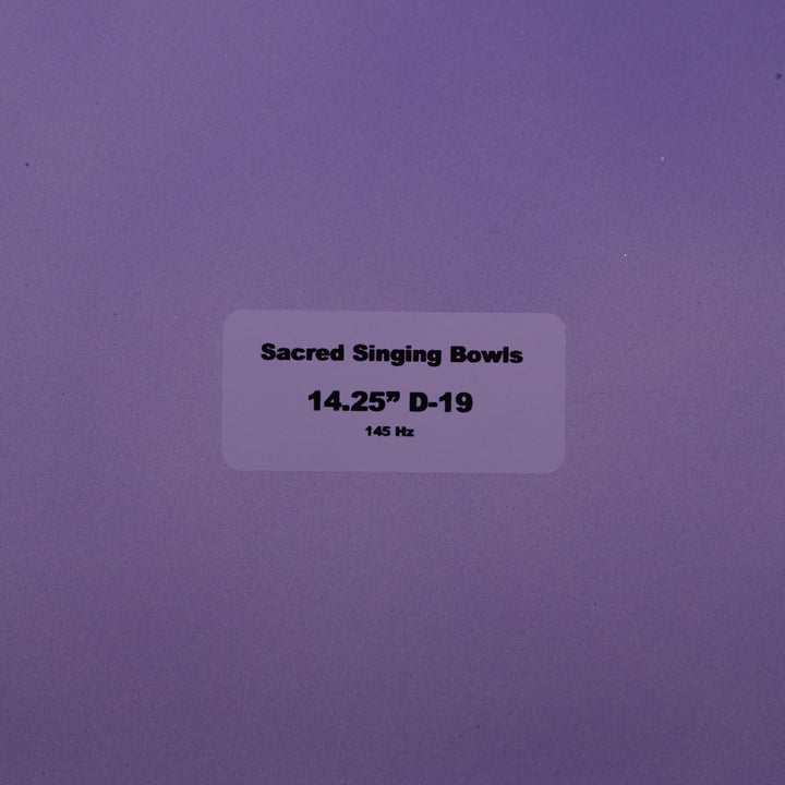 Sacred Singing Bowls™ product label