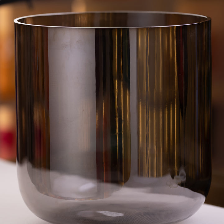 Long sustain crystal singing bowl