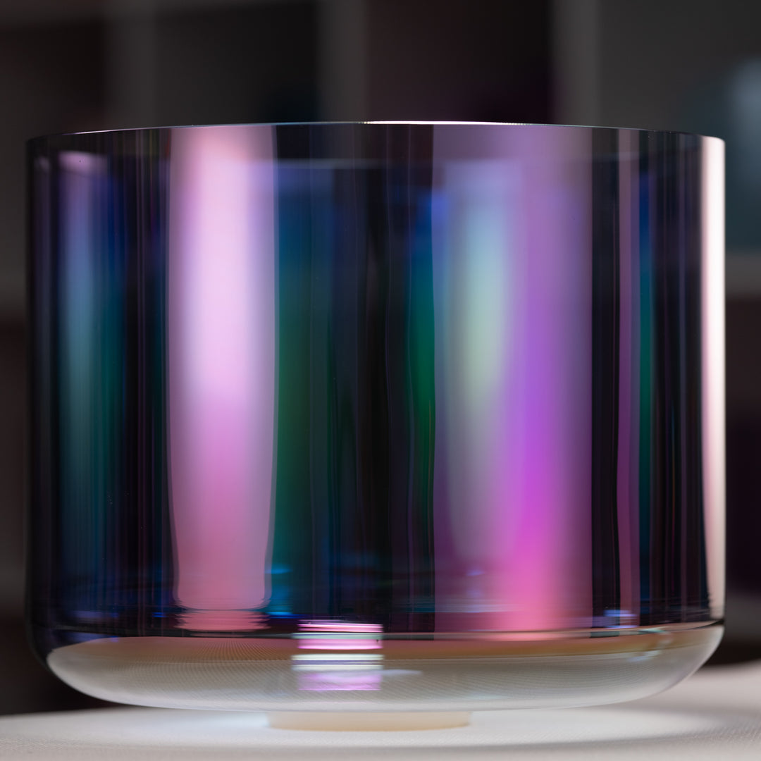 14.5" A-45 Aurora Sky Crystal Symphony Bowl from Bowls of Sound