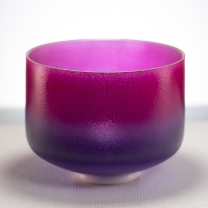 10" E-28 Blossoming Heart Frosted Crystal Singing Bowl