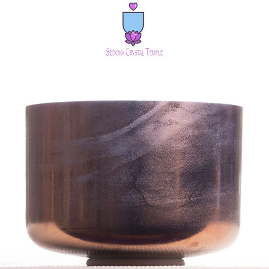 9” B+40 Tibetan Quartz Copper with Ocean Gold inside, Crystal Tones™