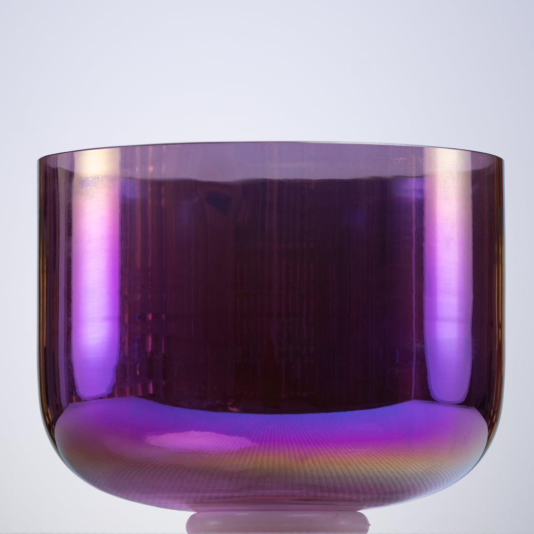 11" F#+44 Amethyst Activation Crystal Singing Bowl