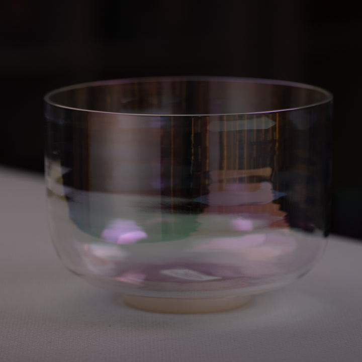 9.5" D-45 Prismatic Crystal Singing Bowl