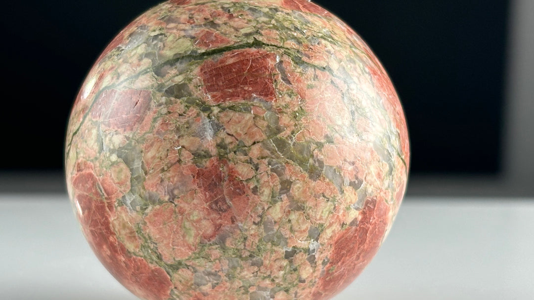 Unakite Jasper Sphere