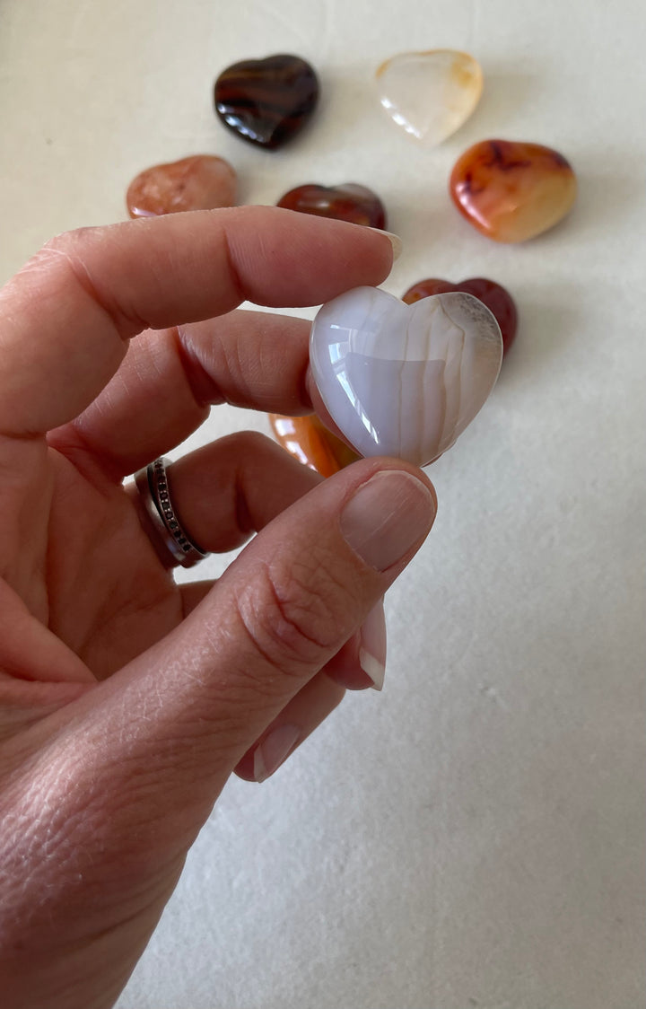 Small Carnelian Heart