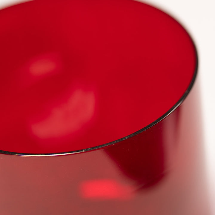 6" F#-2 Ruby Ray Crystal Singing Bowl, Perfect Pitch