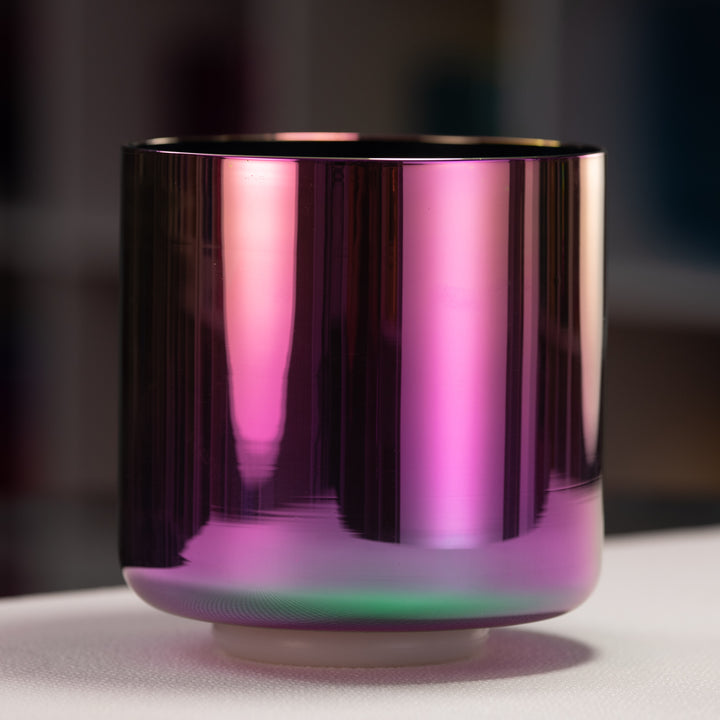 7.5" C+20 Celestial Rainbow Crystal Singing Bowl