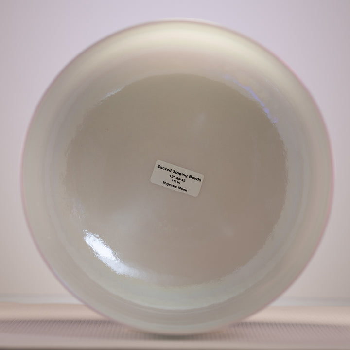 12" A#-45 Majestic Moon Crystal Singing Bowl