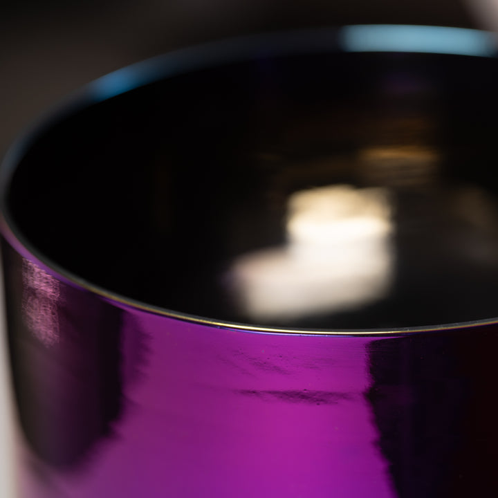 11" D#+43 Celestial Rainbow Crystal Singing Bowl