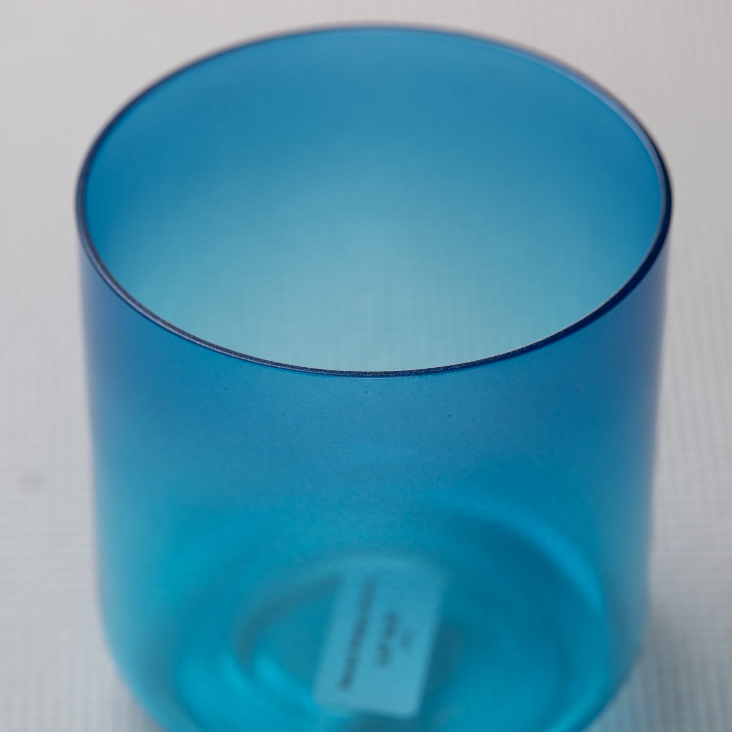 5.5" B-27 Blue Fluorite Color Crystal Singing Bowl, Sacred Singing Bowls