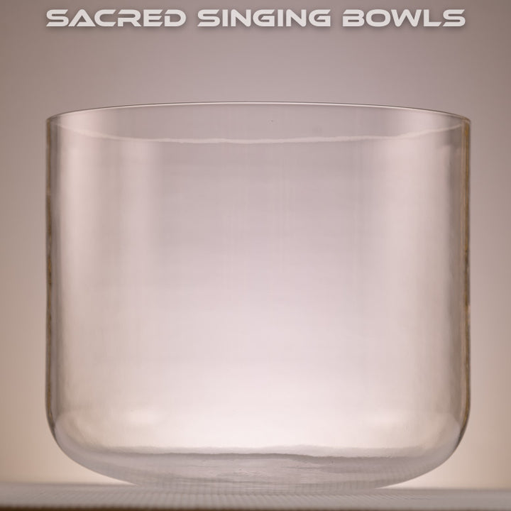 11" C#-45 Clear Quartz Crystal Singing Bowl